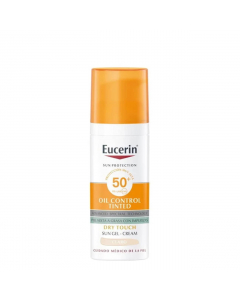 Eucerin Sun Oil-Control Tinted Gel-Creme SPF50+ Tom Claro 50ml