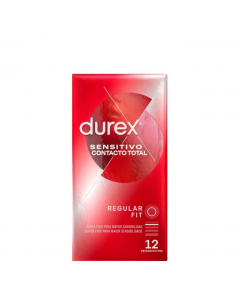 Durex Sensitivo Contacto Total Preservativos 12unid.