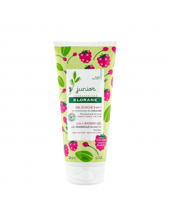 Klorane Junior Gel Duche Corpo E Cabelo Framboesa 200ml