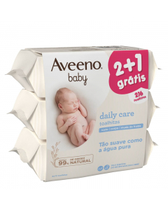 Aveeno Baby Pack Toalhitas de Limpeza 3x72unid.