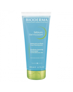 Bioderma Sébium Moussant Gel de Limpeza Purificante 200ml