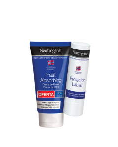 Neutrogena Creme de Mãos Absorção Rápida Oferta Stick Labial 75ml+4,8g