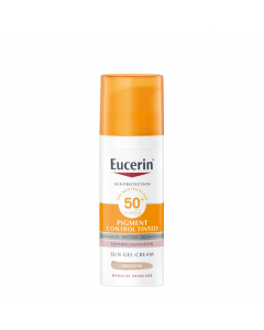 Eucerin Sun Pigment Control Tinted Gel-Creme SPF50+ Tom Médio 50ml
