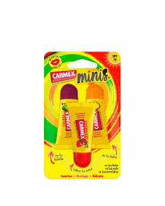Carmex Minis Pack Bálsamos Labiais 3unid.