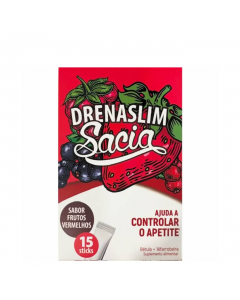Drenaslim Sacia Sticks Frutos Vermelhos 15unid.