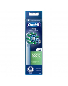 Oral-B Cross Action Recargas Escova Elétrica 3unid.