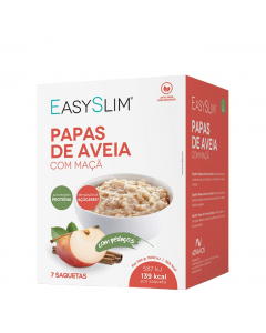 Easyslim Papas de Aveia com Maçã Saquetas 7un.