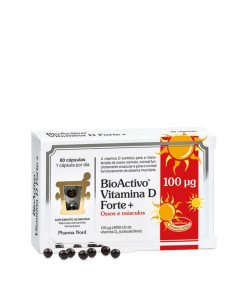 BioActivo Vitamina D Forte+ Cápsulas 80unid.