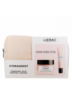 Lierac Hydragenist Coffret Gel-Creme + Gel Contorno Olhos + Bolsa