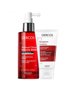 Dercos Aminexil Clinical R.E.G.E.N Booster Sérum Oferta Energy+ Shampoo