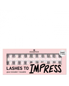 Essence Lashes To Impress Pestanas Falsas Individuais 07 Bundled Single Lashes