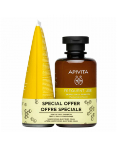 Apivita Frequent Use Pack Shampoo + Condicionador Suave