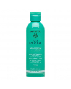 Apivita Just Bee Clear Loção Purificante Redutora de Poros 200ml