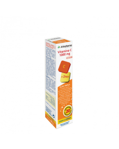 Arkopharma Vitamina C + Zinco Comprimidos Efervescentes 20unid.
