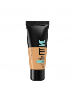 Maybelline Fit Me Matte + Poreless Base Cor 332 Golden Caramel 30ml