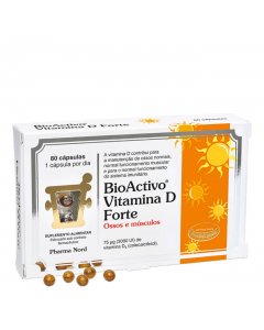 Bioactivo Vitamina D Forte Cápsulas 80unid.