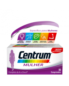 Centrum Mulher Multivitamínico Comprimidos Revestidos 90unid.