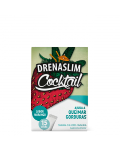 Drenaslim Cocktail Sticks Sabor Morango 15unid.