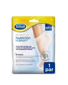 Dr. Scholl PediMask Máscara Pés Hidratante 2unid.
