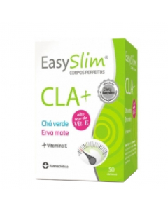 Easyslim CLA+ Cápsulas Chá Verde Erva Mate e Vitamina E 50unid.