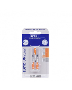 Elgydium Clinic Escovilhões Recargas Laranja 3unid.