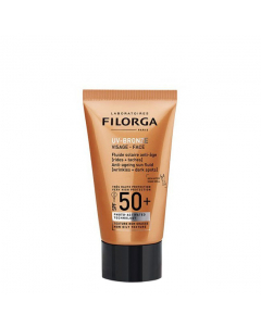 Filorga UV Bronze Fluido Solar Antienvelhecimento Rugas e Manchas Rosto SPF50+ 40ml