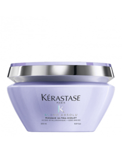 Kérastase Blond Absolu Masque Ultra-Violet Máscara Roxa Cabelo Loiro 200ml
