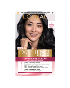L'Oréal Excellence Crème Coloração Permanente Cor 1.0 Preto