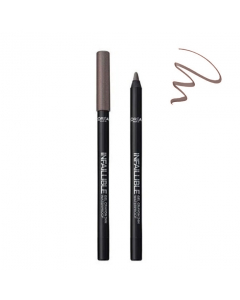 L'Oréal Infaillible Gel Crayon Lápis Delineador de Olhos Cremoso Cor 04 Taupe Of The World