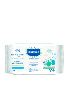 Mustela BIO Toalhetes de Limpeza 60unid.