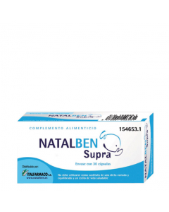 Natalben Supra Cápsulas 30unid.