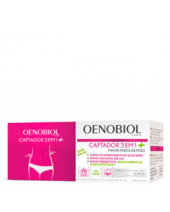 Oenobiol Captador 3-em-1 + Duo Cápsulas Preço Especial 2x60unid.