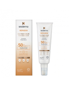 Sesderma Repaskin SPF50+ Protetor Solar com Cor Toque Seda 50ml