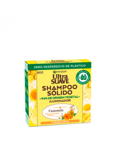 Garnier Ultra Suave Shampoo Sólido Camomila Cabelos Loiros 60gr